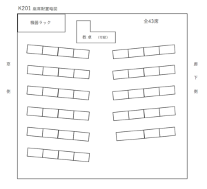 座席配置略図